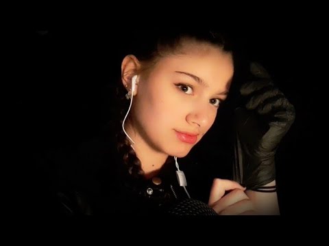 [ASMR] Tapping on my leather jacket in the rain 🌧 | Hand movements etc..