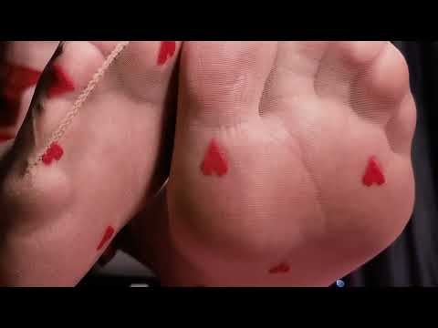 Soft Nylon Reveal ASMR | Feet JOI • Bare Soles Tease & Countdown Relaxation