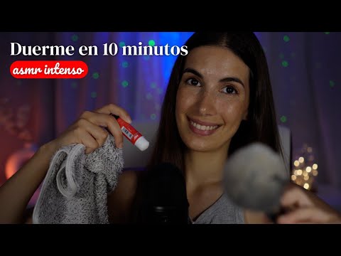 ASMR para Dormir en 10 Minutos 🤤 (Masaje Cerebral EXTREMO) | Lena ASMR