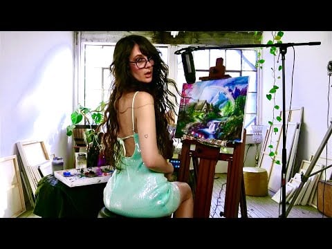 Lose Track of Time with this 6 Hour ASMR Painting Tutorial | Paint like Thomas Kinkade  🎨💤🧚‍♀️