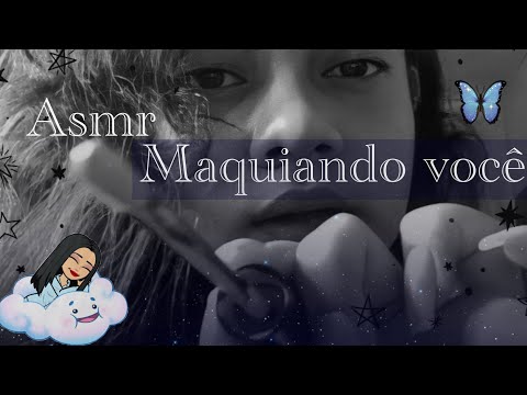 Asmr maquiando você até dormir🦋🌛 (Carolina Ramos)