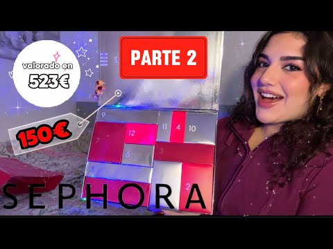 ASMR CALENDARIO DE ADVIENTO DE SEPHORA 💸 parte 2