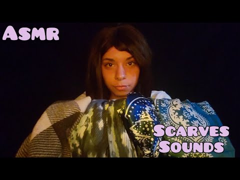 ASMR ◇ Scarves sounds (3 different fabric) 💫