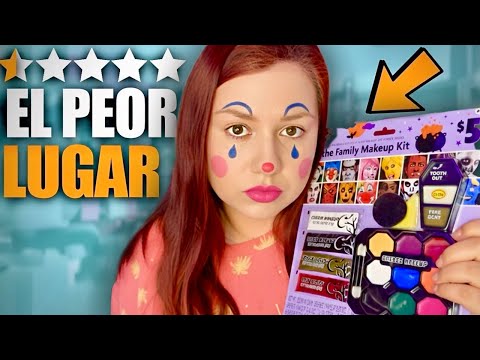 Maquillaje de HALLOWEEN en el PEOR Salon de Belleza de la CIUDAD | ASMR Español Roleplay