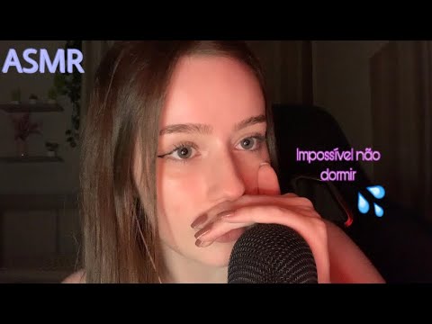 ASMR SONS DE BOCA BEM PERTINHO DO SEU OUVIDO! (sons intensos + molhados)