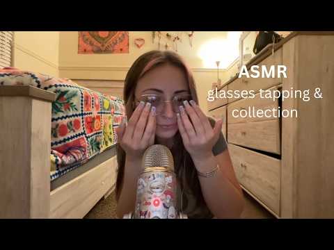 ASMR glasses tapping