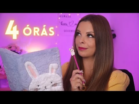 4 ÓRÁS személyes KÉRDÉSEK hozzád, amíg el nem alszol 💤 (Magyar ASMR)