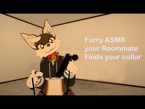 Furry ASMR your Roommate Finds your collar.