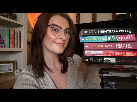 ASMR - Reading Wrap Up | Reviewing Books I’ve Read Recently | Book Taping, Whispered Rambles  