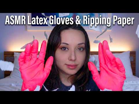 You'll Fall Asleep in 3 Minutes 🌙 ASMR ita Latex Gloves & Relax Paper Ripping Shivers GUARANTEED