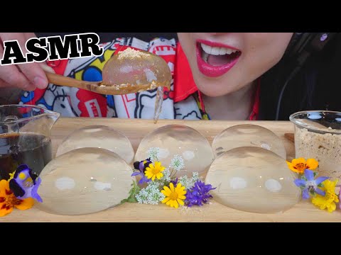 ASMR RAINDROP JELLY (RELAXING SOFT EATING SOUNDS) NO TALKING | SAS-ASMR