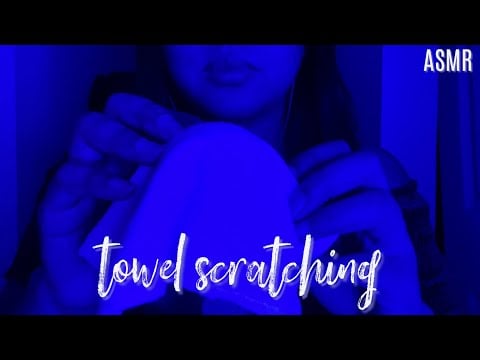 ASMR Towel Scratching ~Towel Over Mic (No Talking)