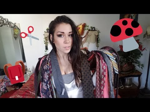 ASMR Thrift Haul 16. Show & Tingle. Soft spoken, Tapping, Crinkling, Zippers