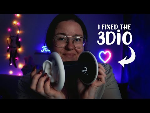 ASMR 3dion är lagad!! Ramble, Mouth Sounds, Ear Tapping ♥