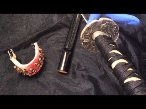 [ ASMR ] Katana ,purple latex and tinkling bells