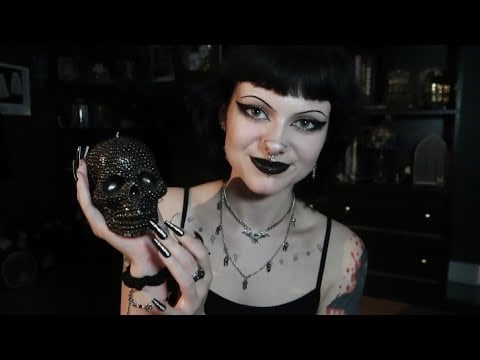 ASMR | Black Trigger Assortment 🖤🕷️ tapping, scratching, tracing, etc.