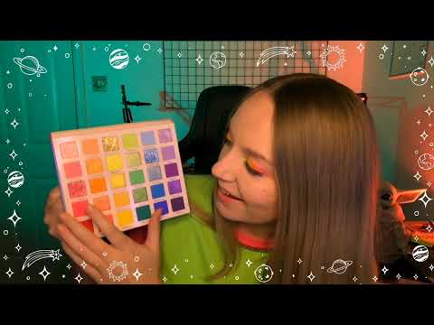 ASMR Doing My Makeup (Whispered Livestream)