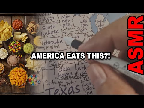 The Weirdest Food Each U.S. State Is Proud Of | ASMR whispered