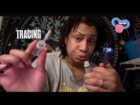 ASMR - Tracing & Mouth Sounds (Samantha)