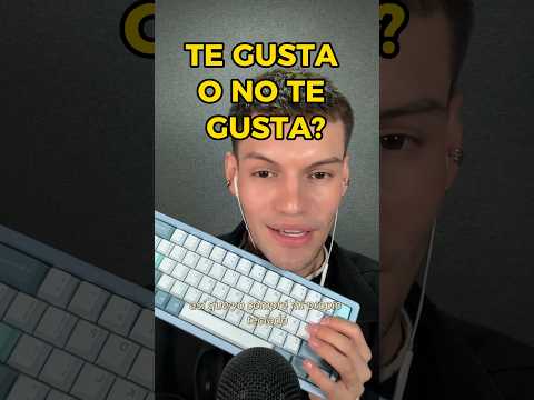 TE GUSTA O NO TE GUSTA ESTE ASMR? RESPONDE EN LOS COMENTARIOS #asmr KEYBOARD TEST #shorts #asmrsound