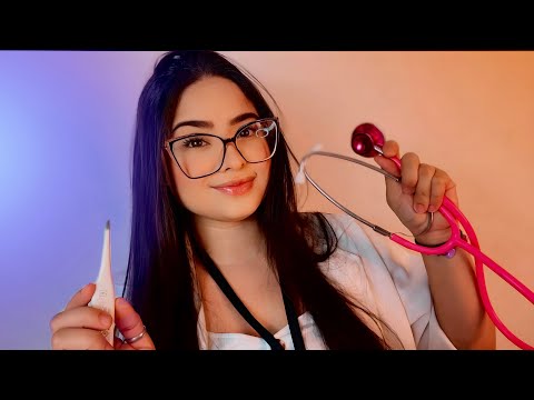 ASMR: MÉDICA FAZ CHECK-UP DE ROTINA!💉