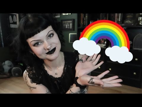 ASMR | Rainbow Trigger Assortment For Pride Month 🏳️‍🌈🖤 tapping, scratching, water globes, etc.