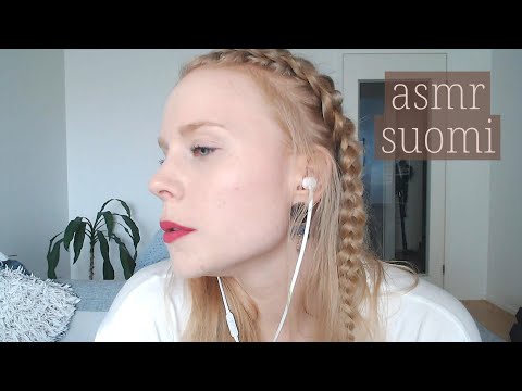 ASMR SUOMI inaudible in finnish🙊