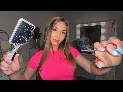 ASMR Roleplay | Relaxing Hair Salon + Gossip 💇‍♀️💗💬
