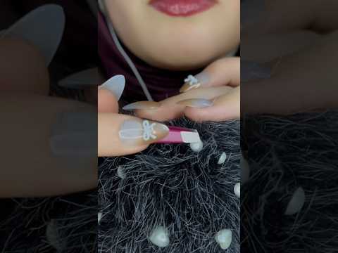 Fluffy Mic Scratching #asmr #shorts