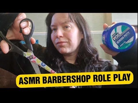 ASMR   Welcome to the Barber Shop ! Hair Cut RP