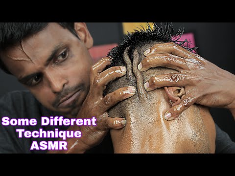 Deep Tissue Head Massage With Different Techniques | ASMR 3D Sound Head Massage With Shampoo Wash