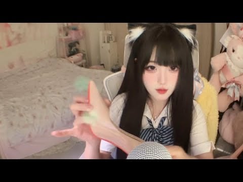 ASMR Cosplay Roleplay | Accent & Long Nails for Deep Sleep