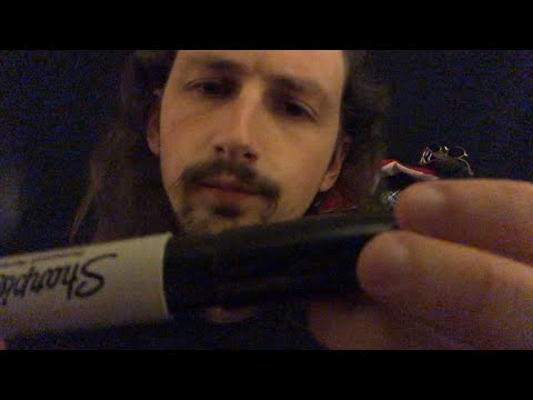 ASMR You Fell Asleep at a Party & Your Friend Writes On Your Face (3 Minute Roleplay)