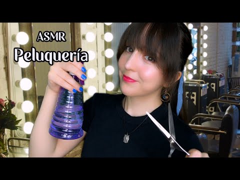 ⭐ASMR [Sub] Corte de Pelo Realista💜Peluquería en Español (Soft Spoken)