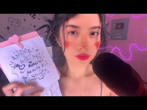 Sonidos relajantes con papel 📄 💗| Andrea ASMR 🦋