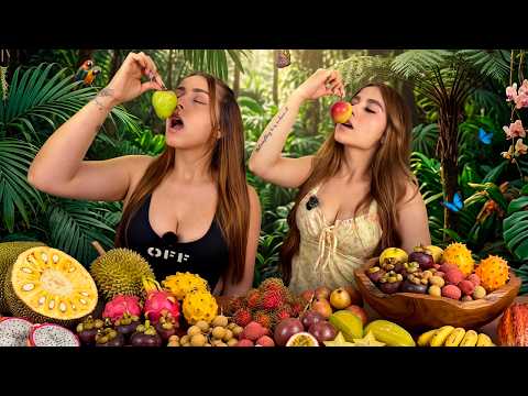 ¿A qué sabe esto? 😳 Mukbang de frutas exóticas  🥭 ASMR Frutas Extremas de Colombia