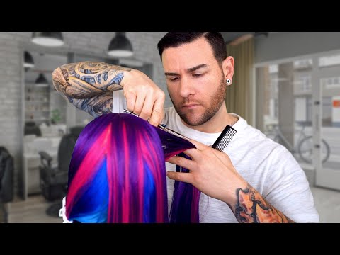 ASMR | Sleep-Inducing Hair Salon | Hairdresser Trim and Style | Male Soft Spoken Voice