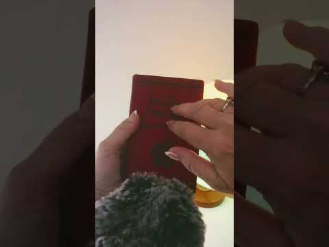30 seconds book tapping and scratching #asmr #asmrbooks #shorts #video #sounds