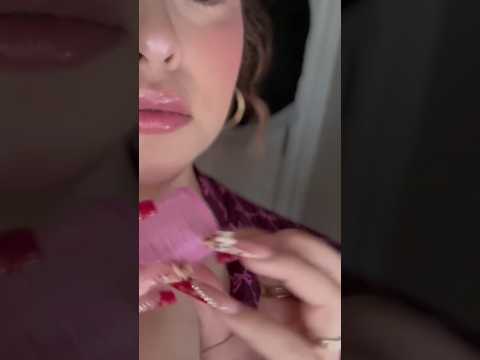 asmr hair rollers 🎀 #asmr #hairstyle #shorts