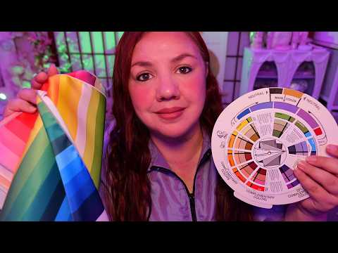 ASMR Summer Color Analysis & Makeup Test Roleplay ☀️ Soft Spoken Personal Attention