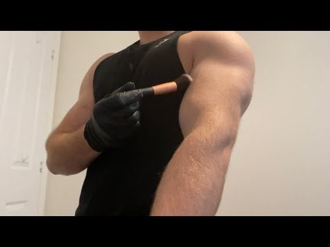 Body Painting, Tapping and Scratching ASMR