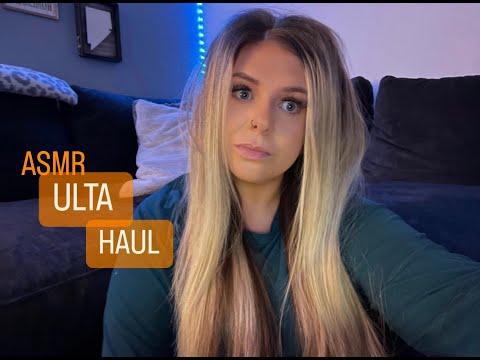 ASMR Ulta Haul | whispered, tapping + mouth sounds 🧡 #asmr #asmrsounds #asmrhaul