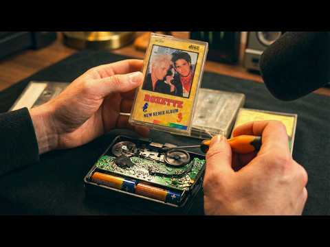 ASMR Fixing vintage Spotify  (no talking, pure sounds)