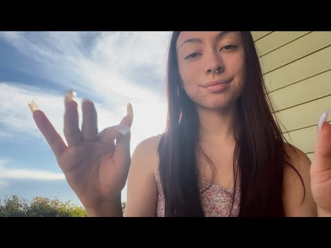 Lofi ASMR Outside (Hand Movements, Mouth Sounds, Kisses, + More)