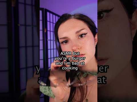 ASMR POV: You're a Burger (Bad Cook Edition) #asmr #asmrroleplay #asmrsounds