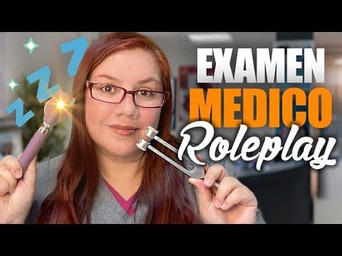 ASMR Examen Medico Completo con Teclado CREMOSO Roleplay