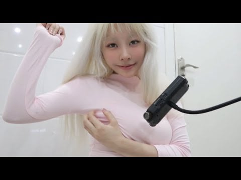 ASMR page turning with finger licks /fabric scratching