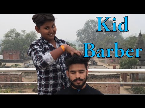 @asmrfiroz | ASMR Indian Barber Massage | ASMR Massage Form Kid Barber (Chunny Lal)