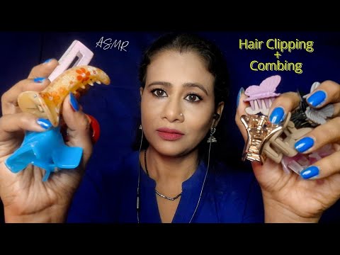 Hair Clipping & Combing ASMR Creating a Relaxing Hairstyle 👩‍🦰| Asmr Ghosal |