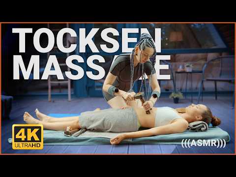 Back Massage at Backyard by Anna to Sandra | Relaxing Outdoor ASMR Back Massage for Stress Relief